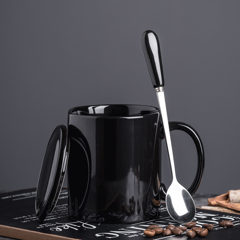 Taza de marca clásica Taza de cerámica Taza de café Taza de impresión de agua LOGO grabado