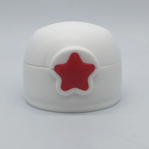 New transparent star children's thermos pot cup lid straw lid student water cup with straw lid and distribution straw