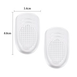 Прозрачные силиконовые напяточники, износостойкий амортизирующий невидимый массажер, стельки, прямая поставка с фабрики, увеличенная толщина