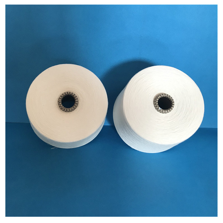 纯棉包氨纶包芯纱40支 工厂现货全棉弹力纱 C40支+40D氨纶40支