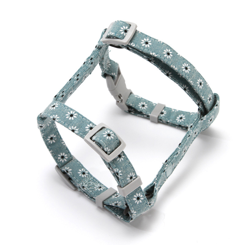 Nueva cuerda de tracción de gato en forma de I traje de correa de pecho ajustable anti-rotura cuerda de tracción de gato de estilo japonés