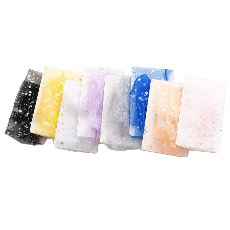 Calcetines de pelo fino de verano japonés calcetines de hadas estrella de estampado en caliente calcetines de princesa transpirables de encaje calcetines de malla transparente