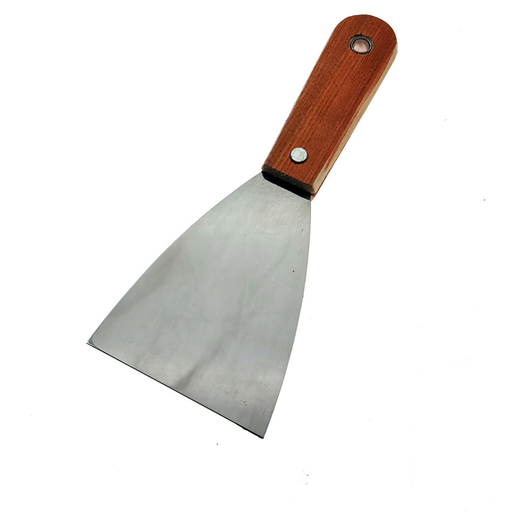 L2435 3 pulgadas mango de madera cuchillo de masilla limpieza pala raspador polvo pared 2 yuanes tienda