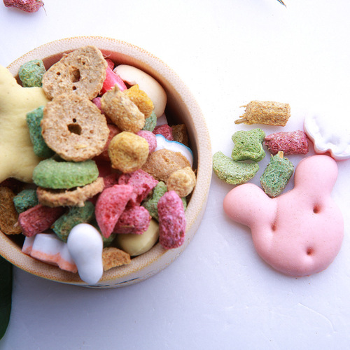 Hamster teething snacks 1 pound rabbit chinchilla guinea pig guinea pig flower squirrel squirrel puffed biscuit food snacks