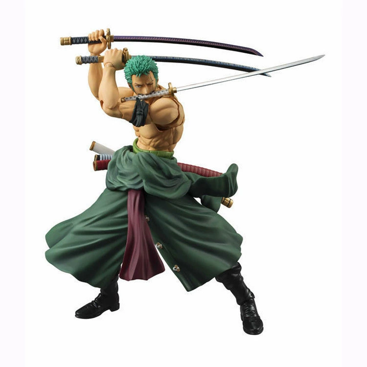 Фигура-акция (One Piece) Саурон и Луффи, подвижная PVC-модель, 13.7×8.7×25.3 см