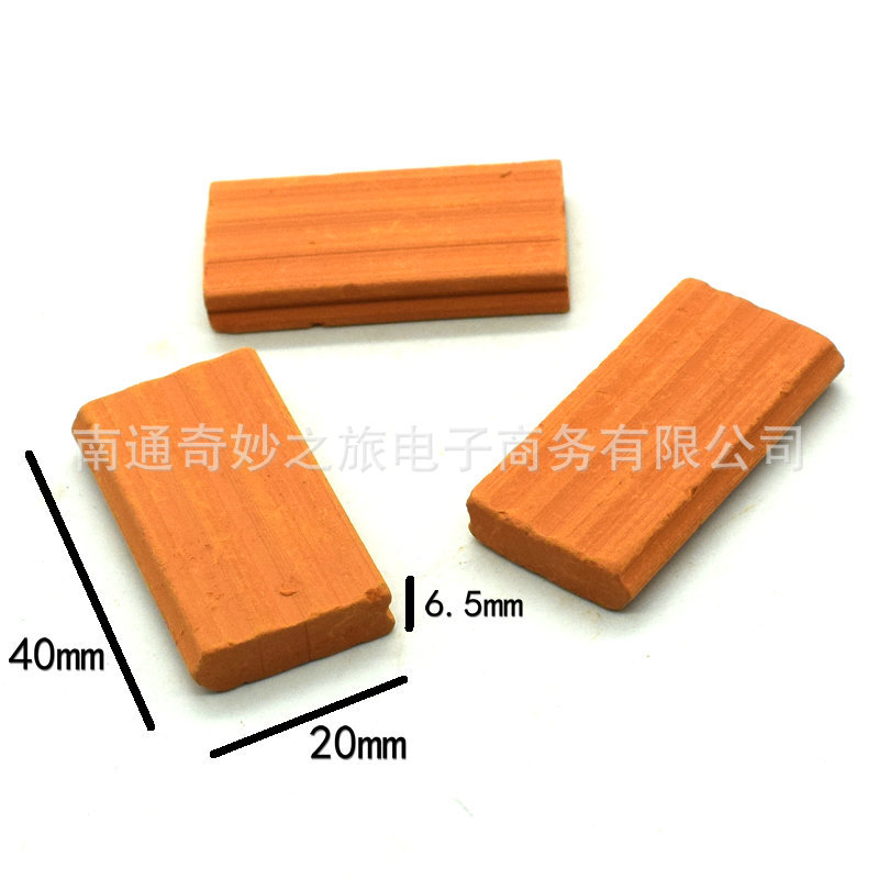 Pequeños albañiles modelo de construcción de ladrillos azulejos de los niños hechos a mano DIY casa Villa simulación mini ladrillo