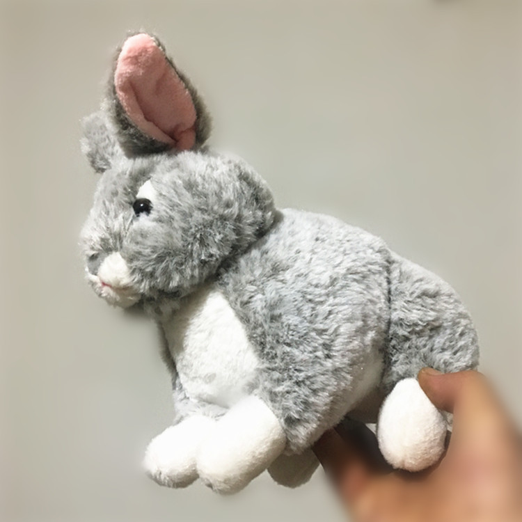 Lindo simulación animal conejito de peluche de juguete muñeca de ardilla para niños muñeca de ragdoll regalo de cumpleaños al por mayor