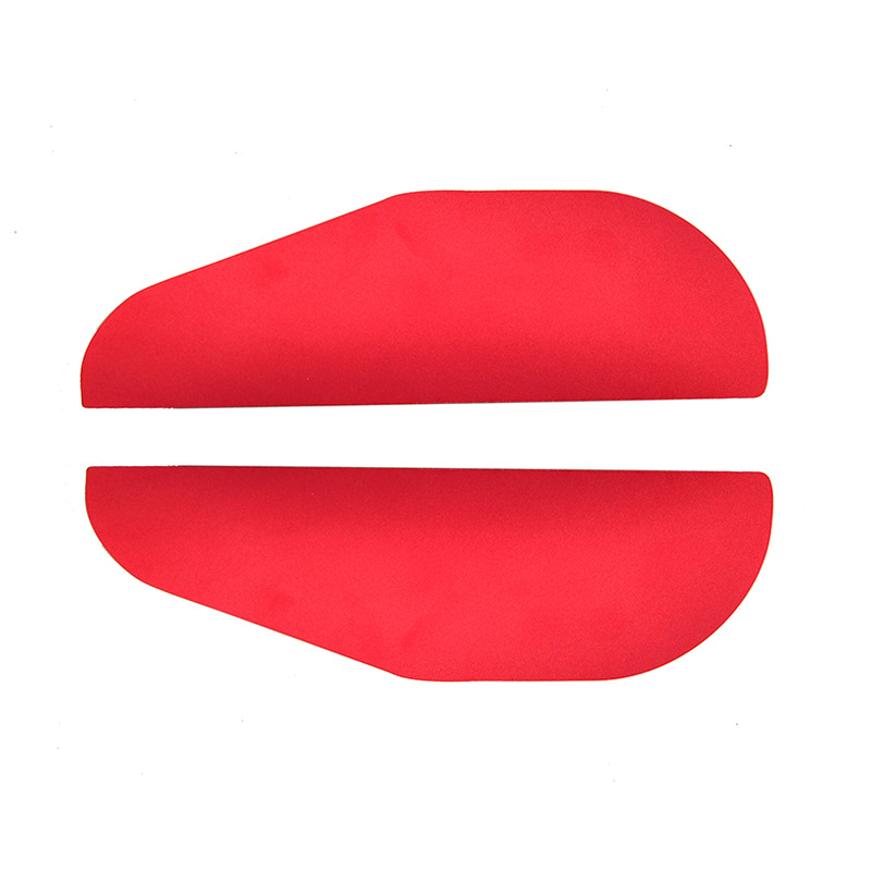 Qìchē Rearview Mirror Rain Eyebrow Visor Aluminum Alloy (Rain shield) - red-pair