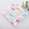 Towel for baby, cartoon handkerchief, hygienic eating bib for face washing