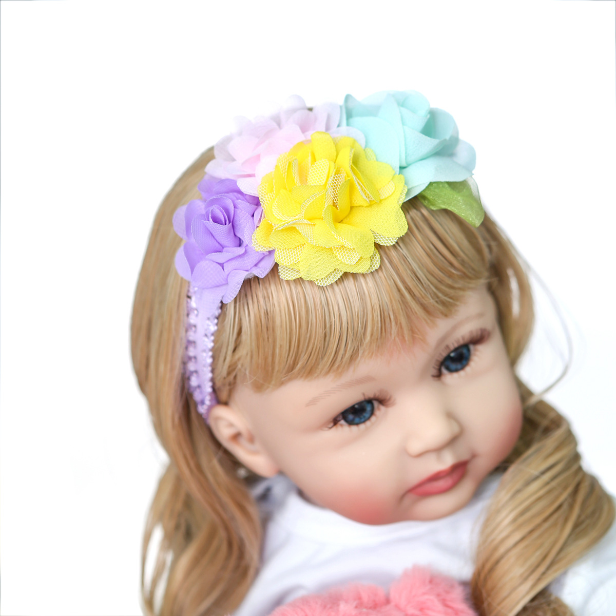 NPK simulación muñeca transfronteriza 60cm renacido niño lindo bebé deseo AliExpress