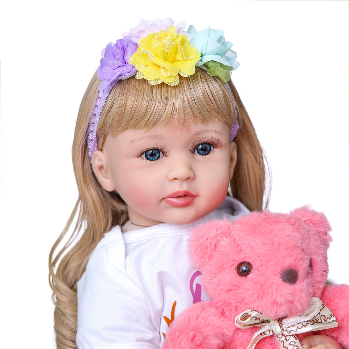NPK simulación muñeca transfronteriza 60cm renacido niño lindo bebé deseo AliExpress