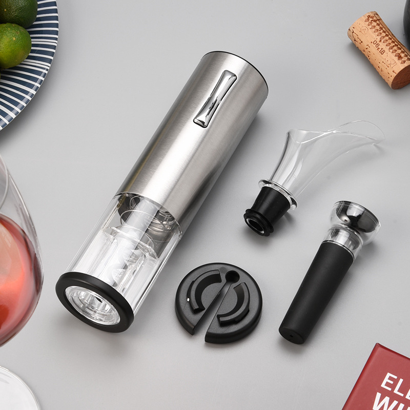 Kelitong fábrica de suministro de vino tinto de múltiples funciones de cuatro en un traje abridor de botellas eléctrico de Cuatro en Uno abridor de botellas