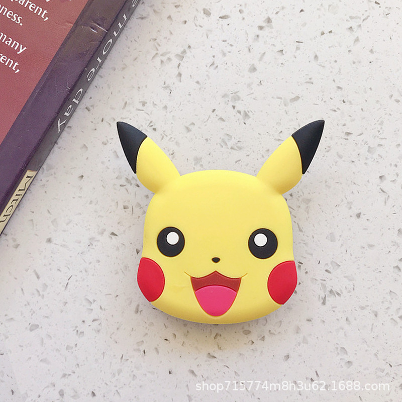 Dibujos animados lindo creativo de silicona teléfono móvil airbag soporte perezoso anillo de silicona retráctil hebilla logo al por mayor