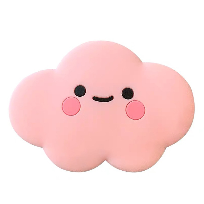 Dibujos animados lindo creativo de silicona teléfono móvil airbag soporte perezoso anillo de silicona retráctil hebilla logo al por mayor