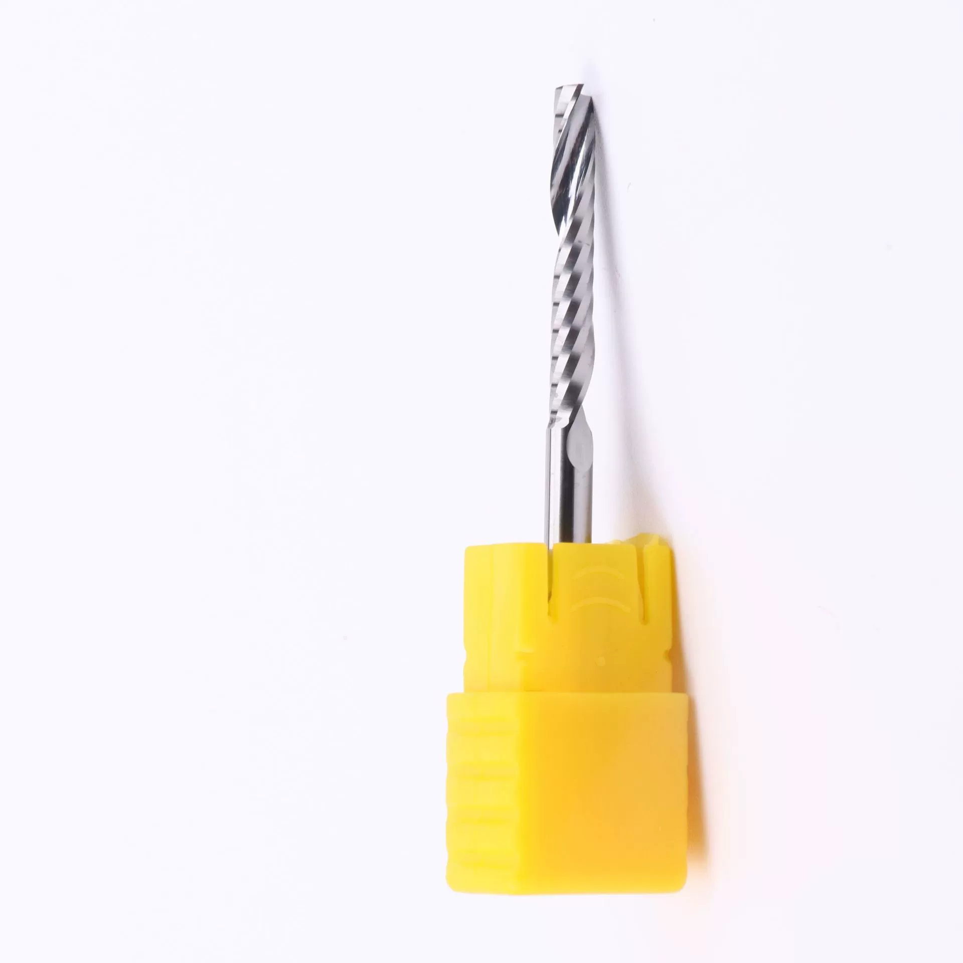 Фреза спиральная односторонняя из вольфрамовой стали 5А, 3.175 мм, полированная, для гравировки акрила и ПВХ без заусенцев