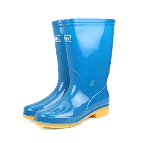 上海回力时尚雨鞋813女士款中筒雨靴防滑耐磨牛筋底彩色水鞋批发
