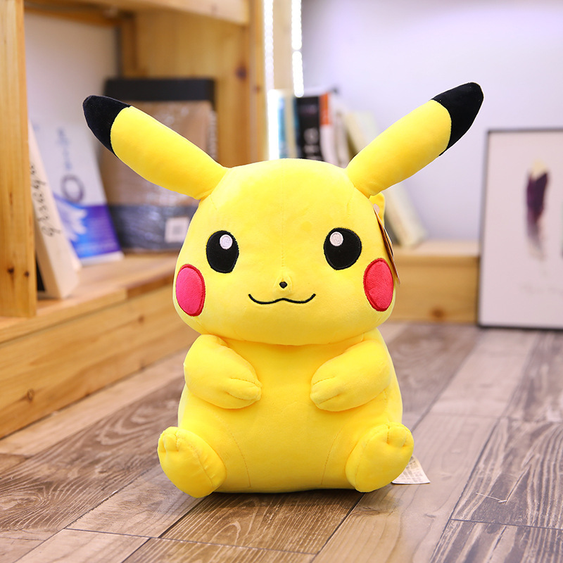 Genuino Pikachu peluche jinglingbao Ke Meng muñeca bikachu lindo mascota Elf muñeca al por mayor