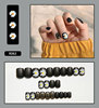 Fake nails, removable cute nail stickers for nails, internet celebrity, ready-made product, 24 pieces