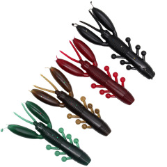 Wholesale manufacturer 5.6g 7.5cm floating shrimp lure soft plastic soft shrimp fake bait boat fishing sea fishing outdoor casting fishing bait