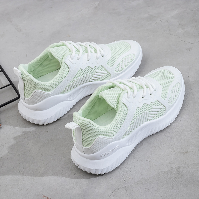 Otoño 2020 celebridad de internet nuevos zapatos blancos de las mujeres transpirable versátil casual zapatilla de deporte de las mujeres ins estudiante zapatillas moda
