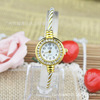 Hot -selling single steel wire inlaid Round Ladies Bracelet Watch Guangzhou Watch Manufacturer wholesale Wantong Watch Industry CUSSI
