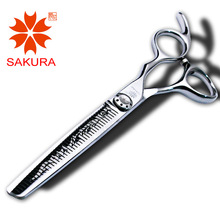 樱花宠物剪刀宠物蓬蓬剪刀狗狗打薄剪泰迪修毛剪专业美容师用包邮