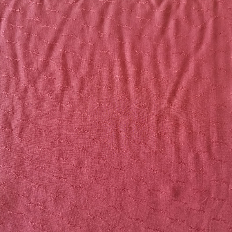 现货供应45支人棉蜻蜓提花染色布 春夏女装连衣裙面料 多色可选