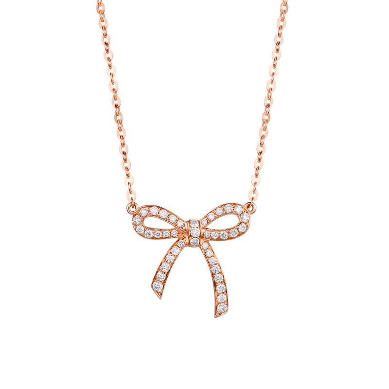 En línea celebridad Singapur S925 arco de plata collar femenino popular en línea rojo elegante simple cadena clavícula INS para novia