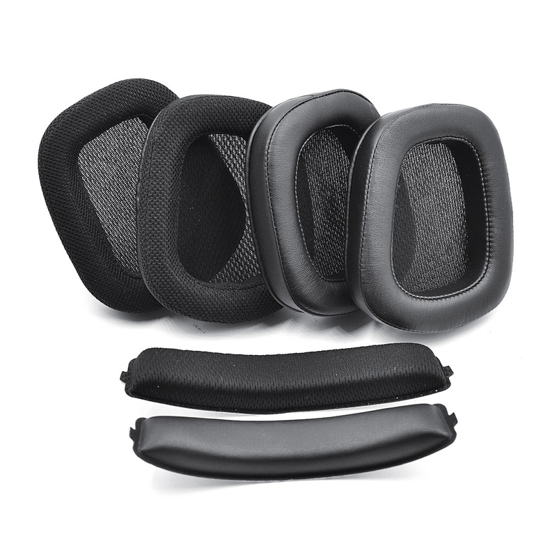 Suitable for Logitech Logitech G633 G933 G533 earphone cover sponge cover ear cotton earmuffs breathable Suitable for Logitech Logitech G633 G933 G533 earphone cover sponge cover ear cotton earmuffs breathable