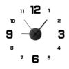 Modern creative personality model room Living room Simple Nordic and American big pointer Jet quartz clock bell watches Factory wholesale