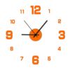 Modern creative personality model room Living room Simple Nordic and American big pointer Jet quartz clock bell watches Factory wholesale