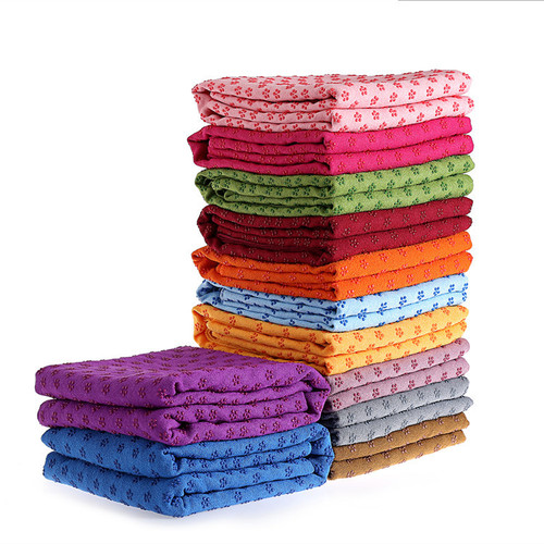Yoga mat plum blossom dot non-slip towel fitness yoga supplies yoga mat towel non-slip blanket yoga non-slip towel