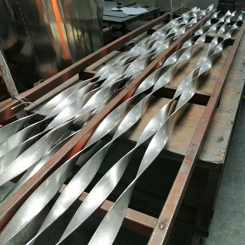 铝合金型材扭曲铝合金板材弯曲铝扁条旋转弯曲