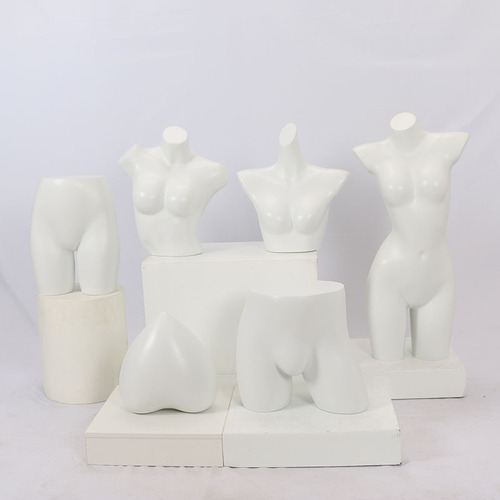 Clothing store underwear model display props, female model stand heart-shaped, underwear model props bust mold half-body model