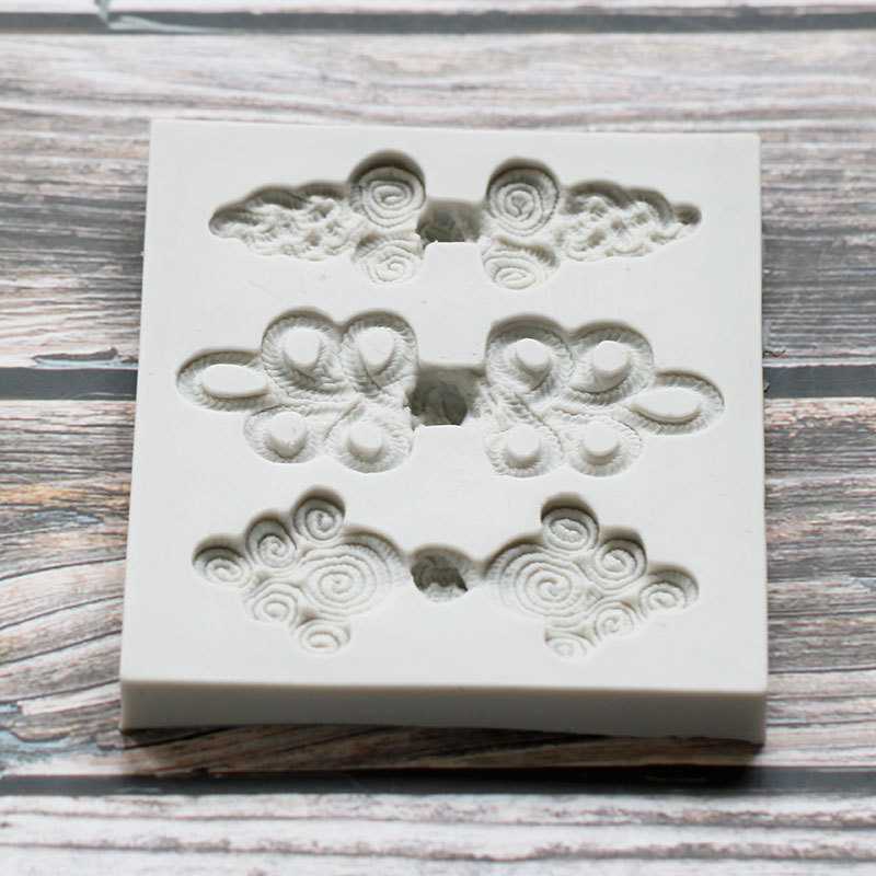 DIY nudo chino cheongsam botón modelado líquido molde de silicona fondant arcilla cerámica suave epoxi molde decorativo