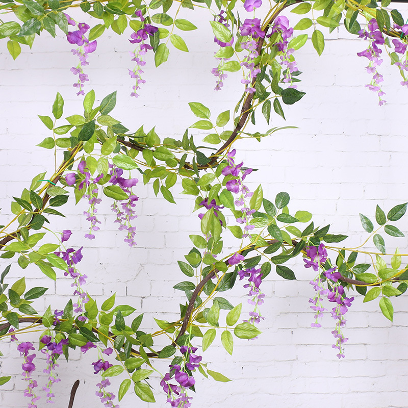 artificial-purple-vine-flower-decorative-vine-branch-hanging-flower-plastic-string-plant-air-conditioner-pipe-cover
