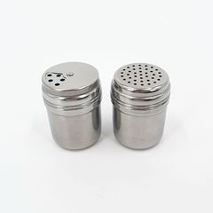Stainless steel seasoning box, spice jar, toothpick holder, powder bucket, pepper pot, pepper bottle, hotel and restaurant supplies, gifts