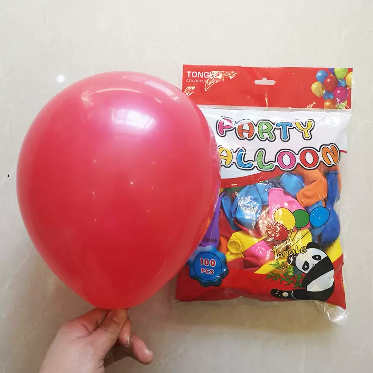 肺活量锻炼气球儿童小学生安全玩具彩色加厚气球腹部式呼吸训练器