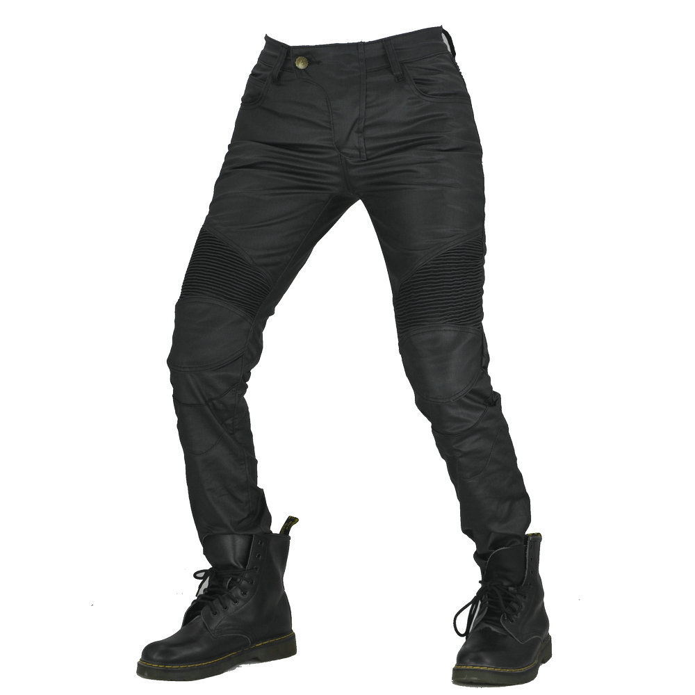 Directo de fábrica recubierto impermeable de la motocicleta pantalones vaqueros de la motocicleta de carreras Caballero femenino pantalones de montar equipo de protección