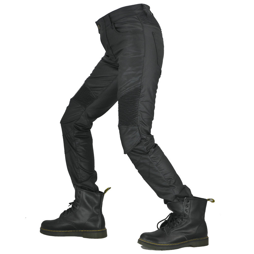 Directo de fábrica recubierto impermeable de la motocicleta pantalones vaqueros de la motocicleta de carreras Caballero femenino pantalones de montar equipo de protección