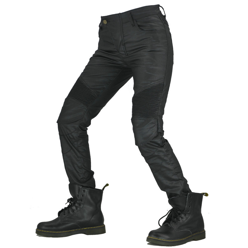 Directo de fábrica recubierto impermeable de la motocicleta pantalones vaqueros de la motocicleta de carreras Caballero femenino pantalones de montar equipo de protección
