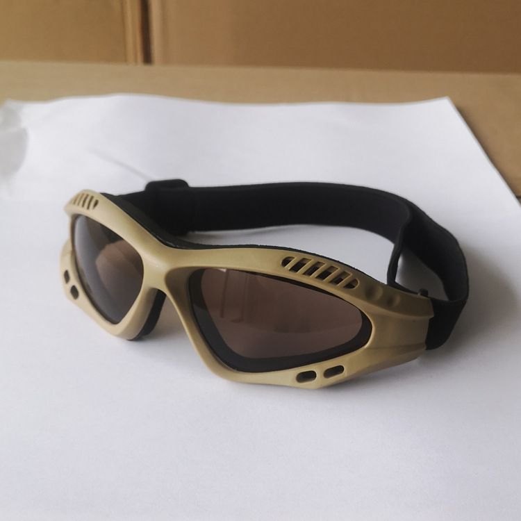 Özelleştirilebilir atış taktik gözlükleri, rüzgar geçirmez kum çölü gözlükleri, gerçek kişi CS orman alanı gözlükleri_voghion.com
