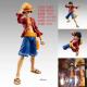 One Piece Three Knife Flow Solon Movable Solon Lufei Ace Hawkeye Hand Doll Ornament Model