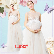 外贸影楼孕妇拍照摄影写真主题服装孕照韩版拖尾长裙仙儿大肚照新