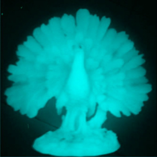 发光树脂摆件用彩色稀土  亮度高夜光粉 5um黄绿色  蓝绿色夜光粉