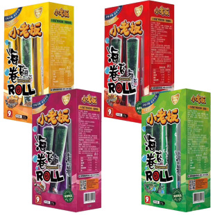 Domestic net red small boss original squid crispy roasted seaweed rolls laver 27 leisure snacks hot food wholesale
