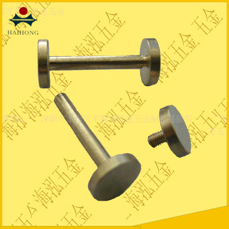 深圳现货供应铜质防锈匙包螺丝杆粗4mm子母螺钉表面光滑