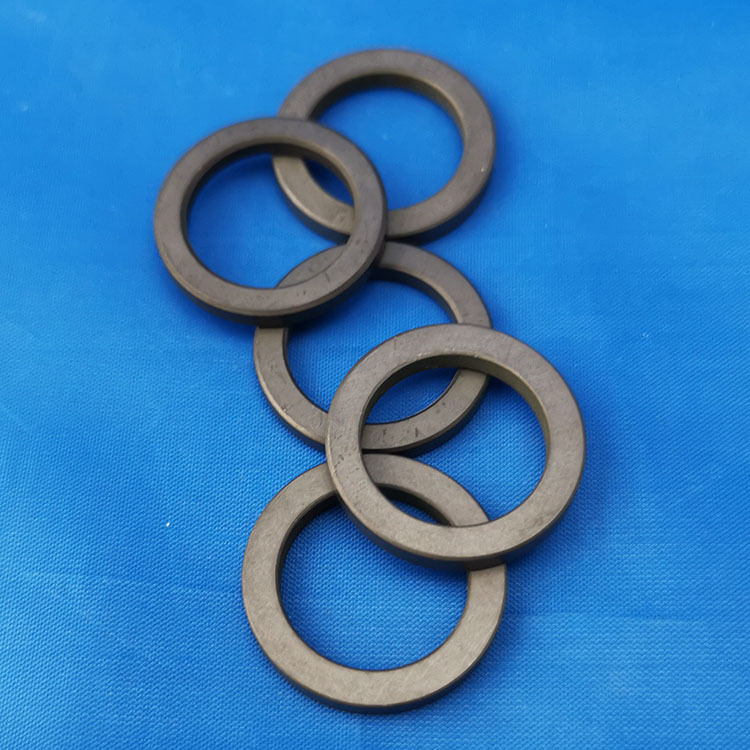 碳化硅陶瓷密封圈SiC耐磨耐腐蚀耐高温陶瓷圈量大优惠耐磨陶瓷圈