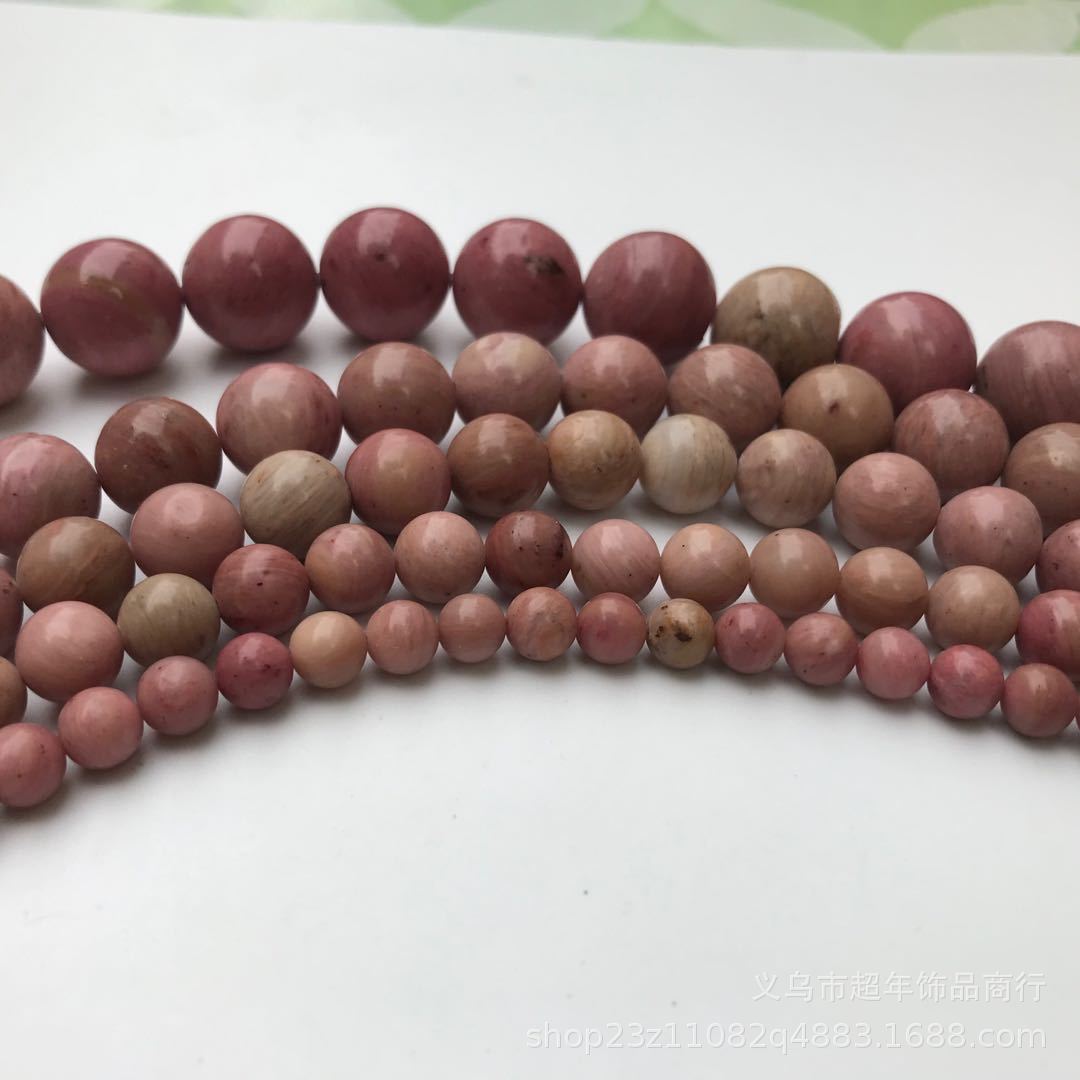 Organic round beads jade handmade