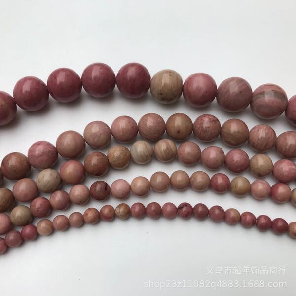 Organic round beads jade handmade